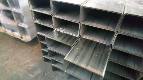 Труба нержавеющая матовая прямоугольная AISI 304 100х50х3 — фото 2